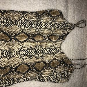 Snake skin dress